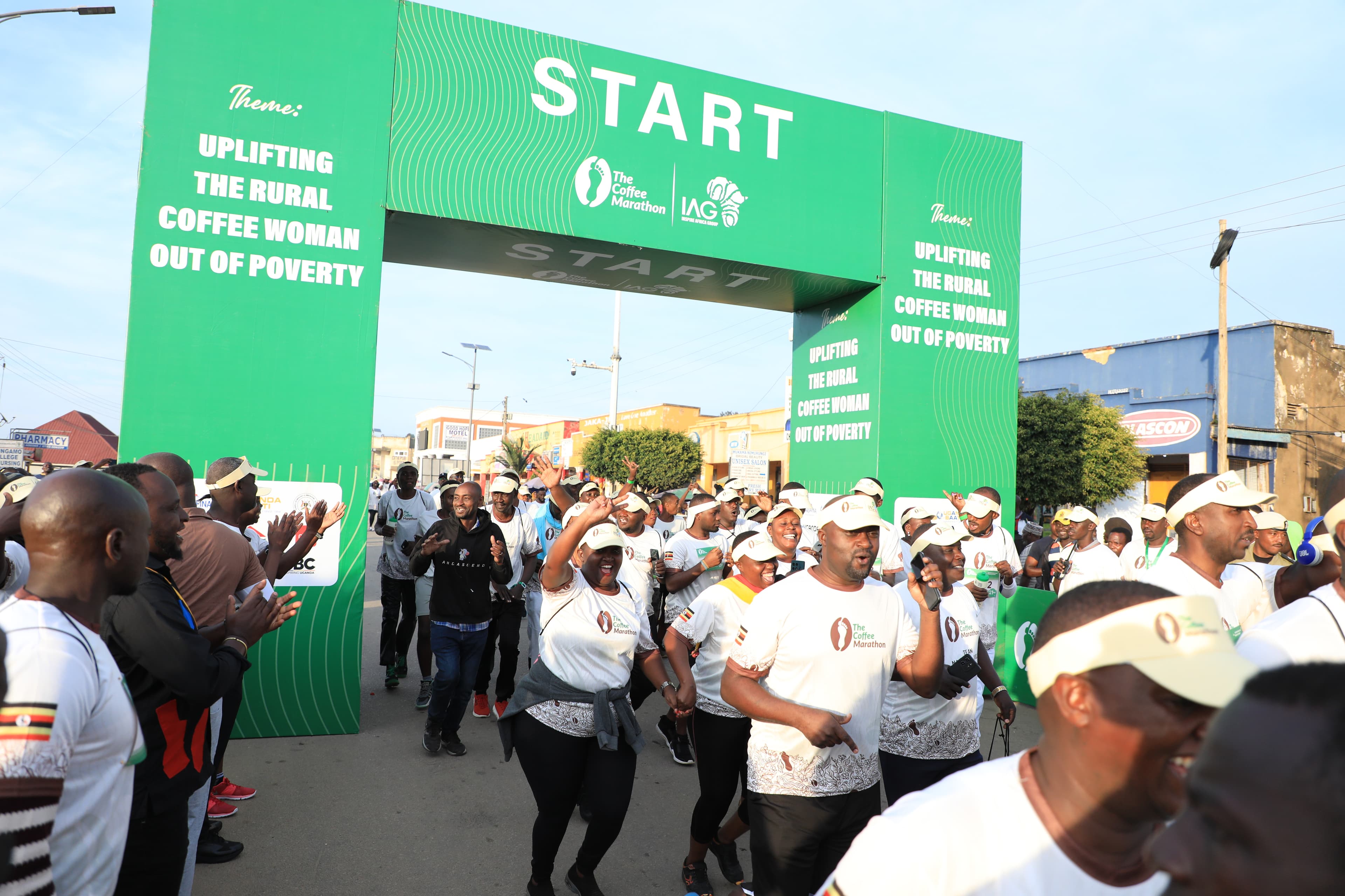 START arch — Coffee Marathon 2025