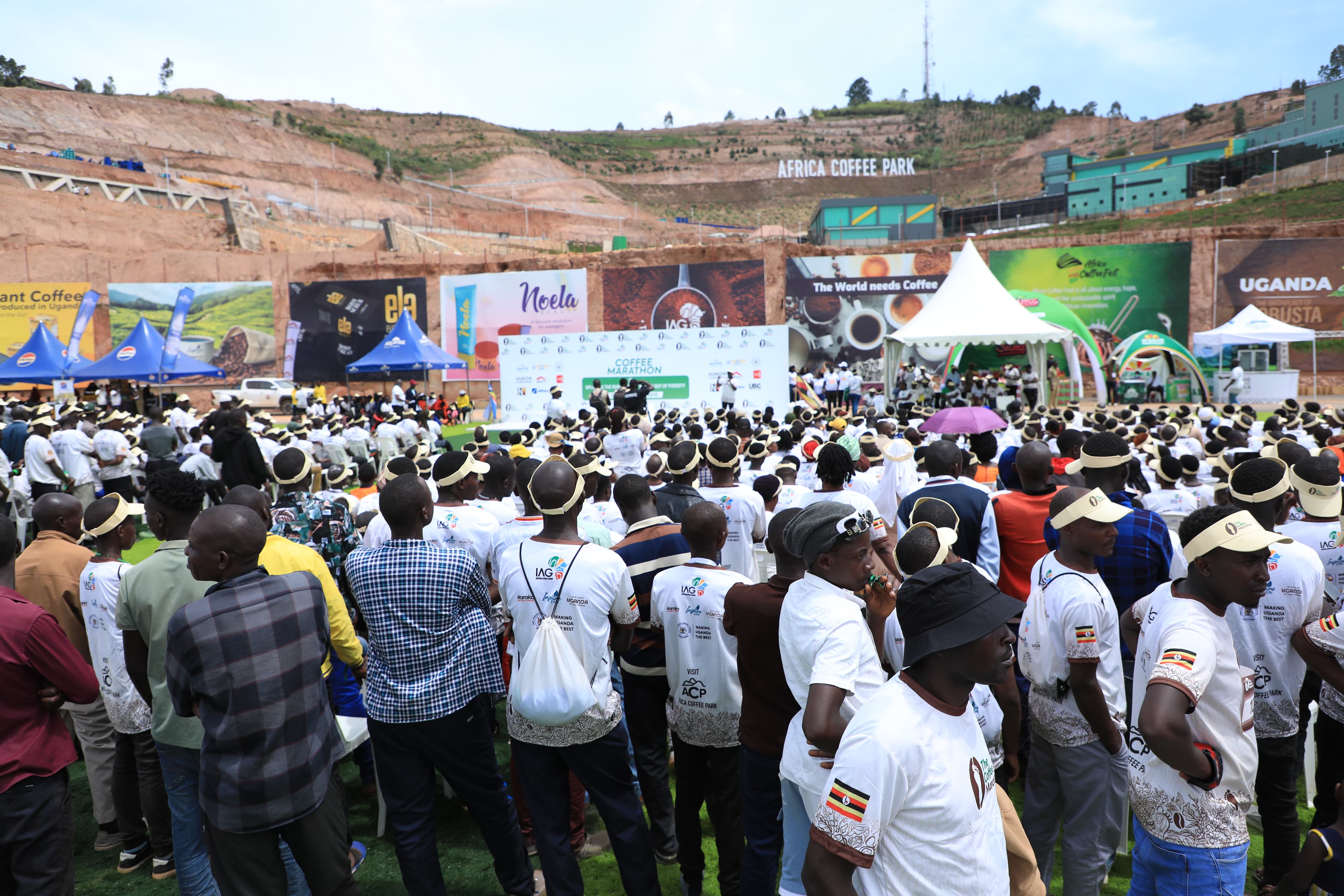 Thousands gather at Africa Coffee Park for the Coffee Marathon 2025